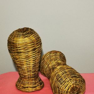 Rattan Wig Stand