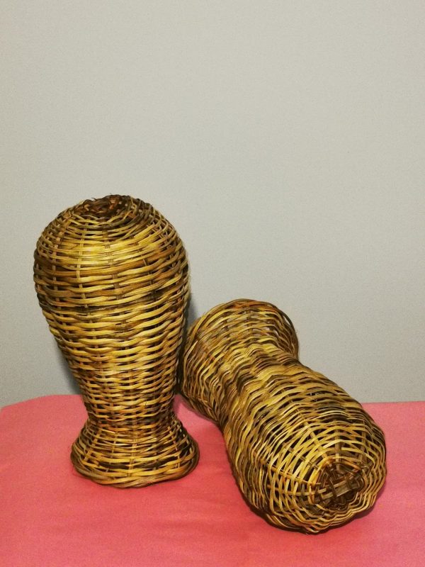 Rattan Wig Stand