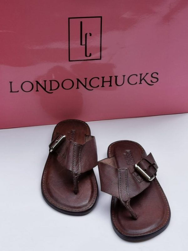 LC Gentlemen Brown Slippers