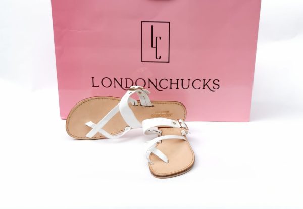 LC Ladies White Slippers