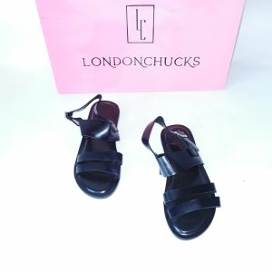 LC Gentlemen Black Sandals