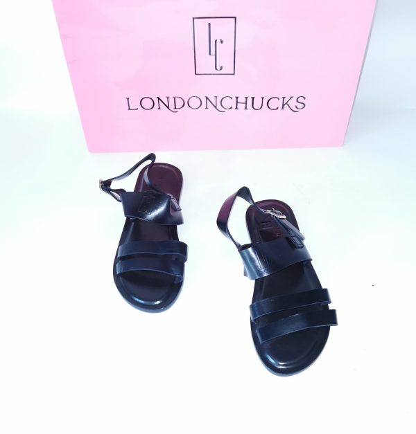 LC Gentlemen Black Sandals