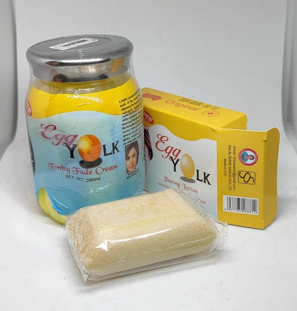 CLEARISM EGG YOLK TONING CONCENTRATED CREAM + 1 EGG SOAP