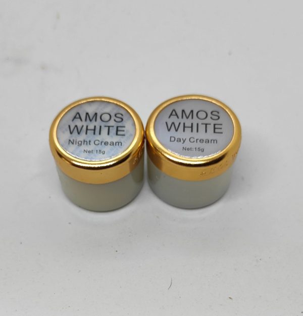 Amos White Face Night Cream  + Amos White Face Day Cream