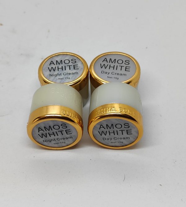 Amos White Face Night Cream  + Amos White Face Day Cream - Image 3