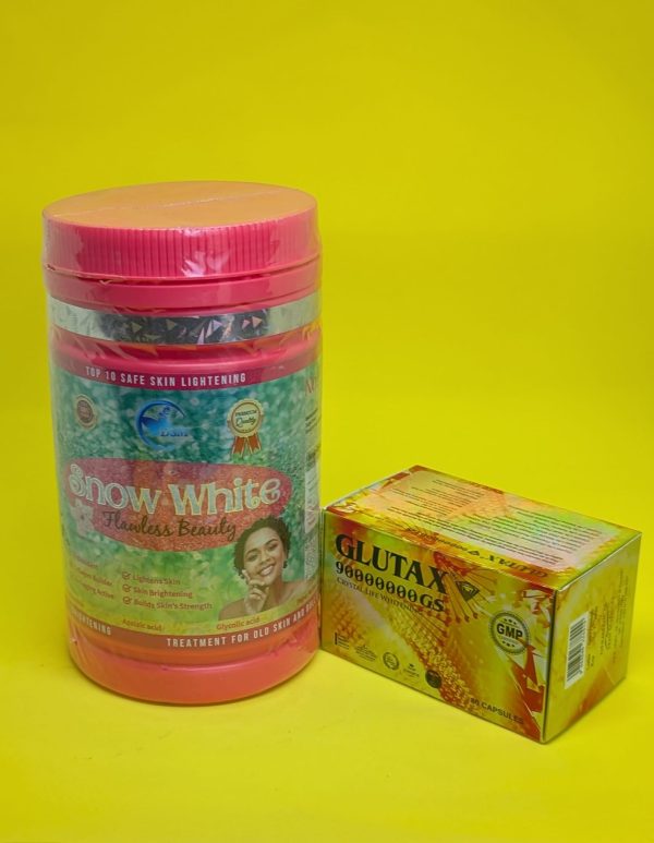 Phyto Snow White & Glutax 90000000 GS capsules set