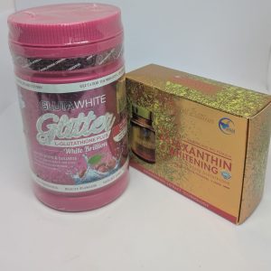 gluta white glitter